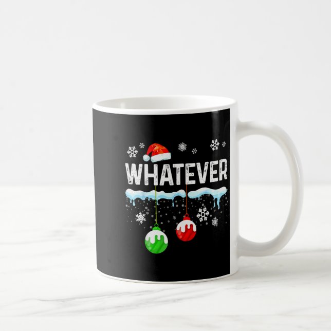 Family Christmas Pajamas Matching Whatever  Coffee Mug (Right)