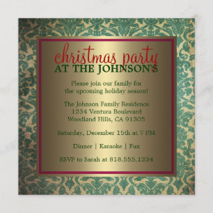 Family Christmas Party Invitation