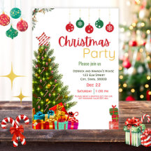 Family Christmas Party Invitation