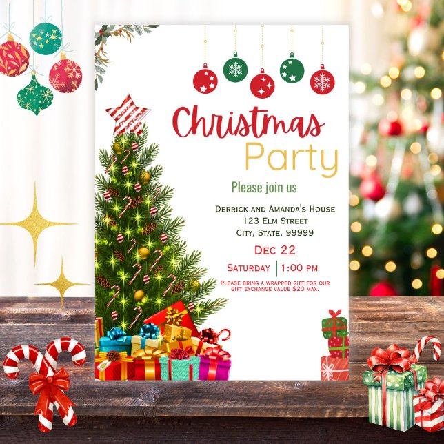 Family Christmas Party Invitation  (Creator Uploaded)