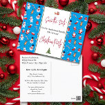 Family Christmas Party Save the Date Snowman Postcard<br><div class="desc">Fun Family Christmas Party Save the Date Snowman Postcard design. All text is editable,  adjustable,  and easily changed with your party details.</div>