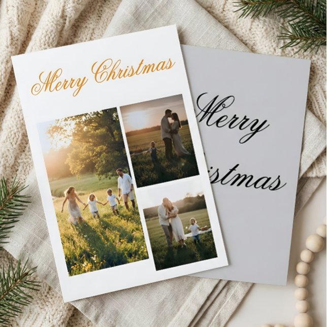 Family Christmas Photo Card – Warm Holiday Wishes (Creator Uploaded)