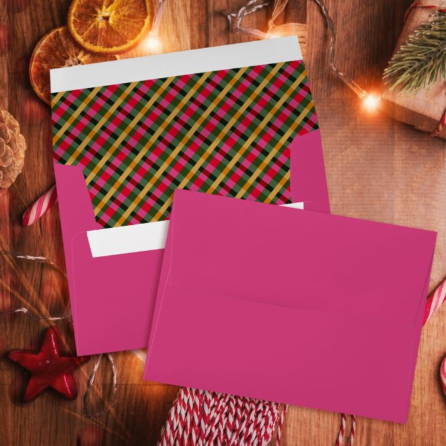 Family Christmas Plaid Red Envelope (Creator Uploaded)