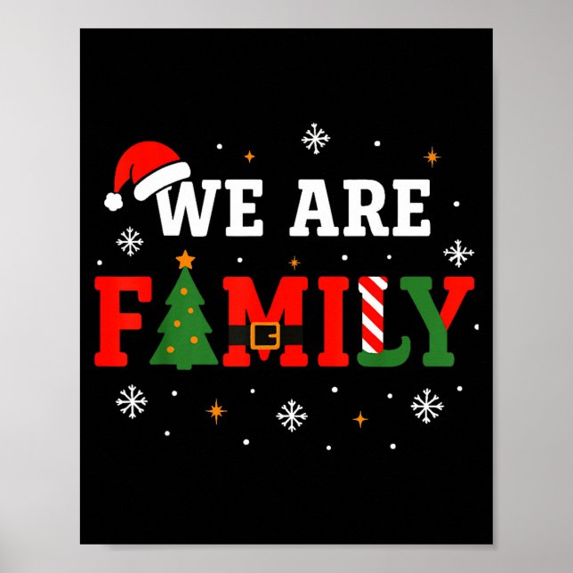 Family Christmas Shirts 2025 Outfits Pajamas Match Poster (Front)