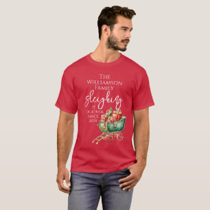 Family Christmas Sleighing It Together T-Shirt