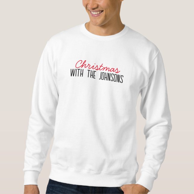 Family Christmas Sweatshirt (Front)