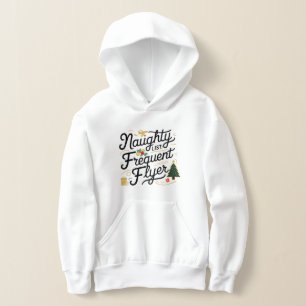 Family Christmas Tees Naughty List Frequent Flyer
