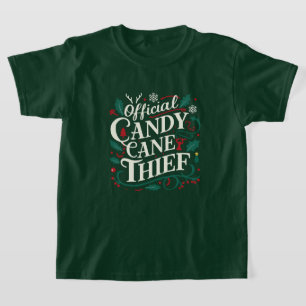 Family Christmas Tees   Official Candy Cane Thief