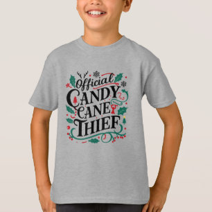 Family Christmas Tees Official Candy Cane Thief
