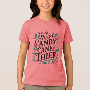 Family Christmas Tees   Official Candy Cane Thief