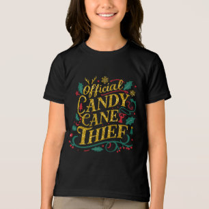 Family Christmas Tees   Official Candy Cane Thief