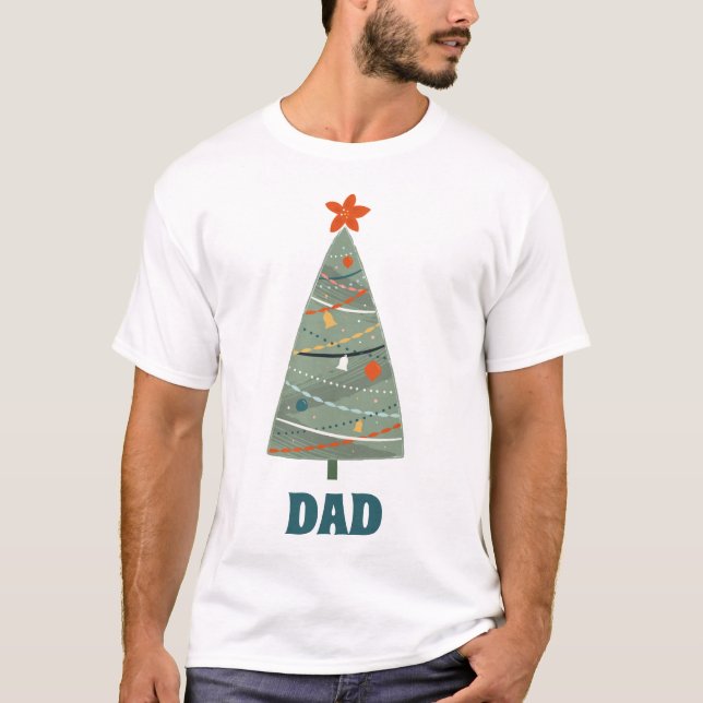 Family Christmas Tree T-Shirt (Front)