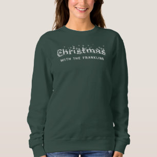 Family Christmas Vintage Family Name Sweatshirt