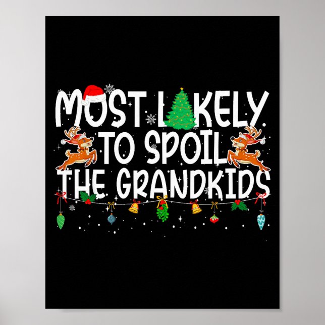Family Christmas Xmas Most Likely To Sil The Grand Poster (Front)