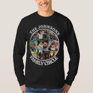 Family Circle Personalised Unique Photo Collage T-Shirt