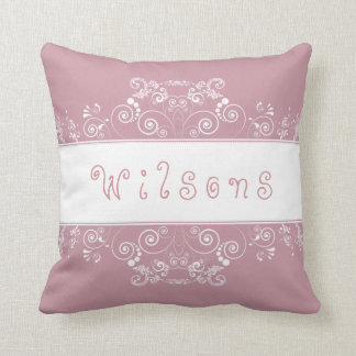 FAMILY CLASSICAL RETRO HOUSEWARMING PINK CUSHION