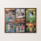 Family collage 6 photos and family name jigsaw puz