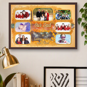 Family Collage Abstract Sunset 0612 Art Print