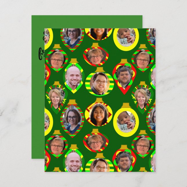 Family Collage  Holiday Card (Front/Back)