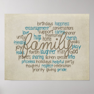 family collage poster
