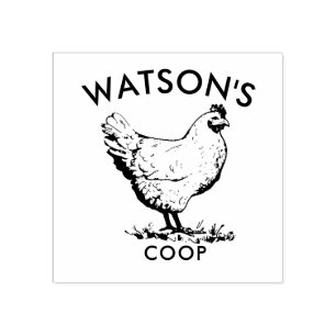 Family Coop   Egg Stamp Stamp