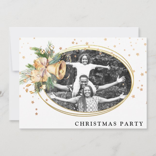 *~* Family Corporate .  AP20 Christmas Party Photo Invitation (Front)