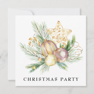 *~* Family Corporate AP20 STAR Christmas Party Invitation