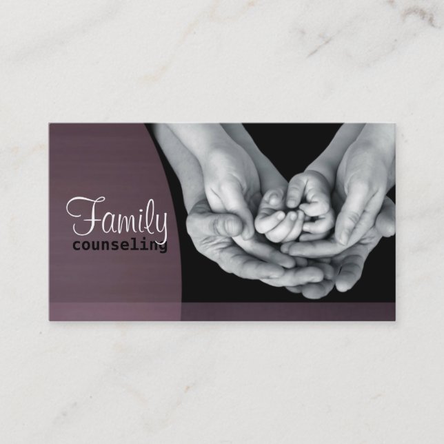 Family Counseling Business Card (Front)