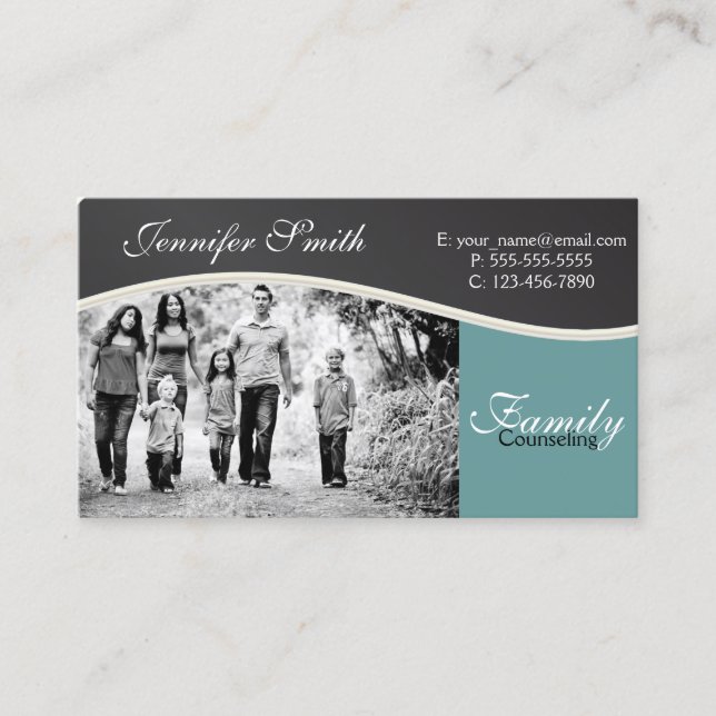 Family Counseling Business Card (Front)