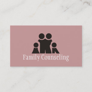 Family Counseling Group Life Coach Therapy Business Card