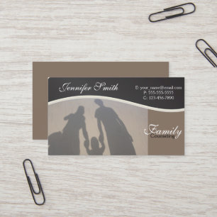 Family Counseling   Professional Counsellors Business Card
