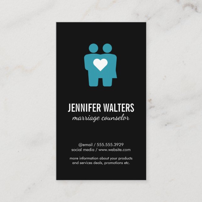 Family | Counsellor | Therapist Business Card (Front)