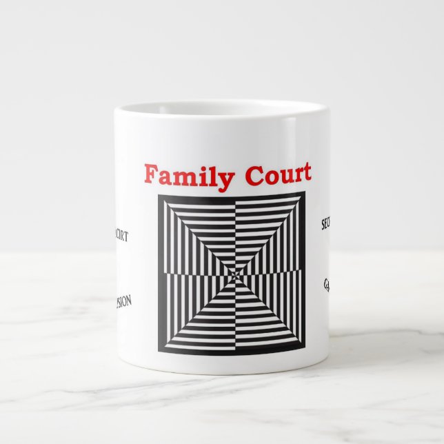 Family Court Games Large Coffee Mug (Front)