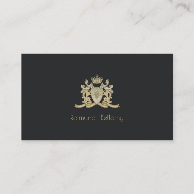 Family Crest Business Card (Front)