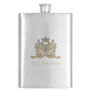 Family Crest Hip Flask