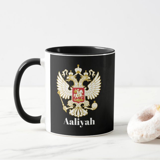 Family Crest  Mug (With Donut)
