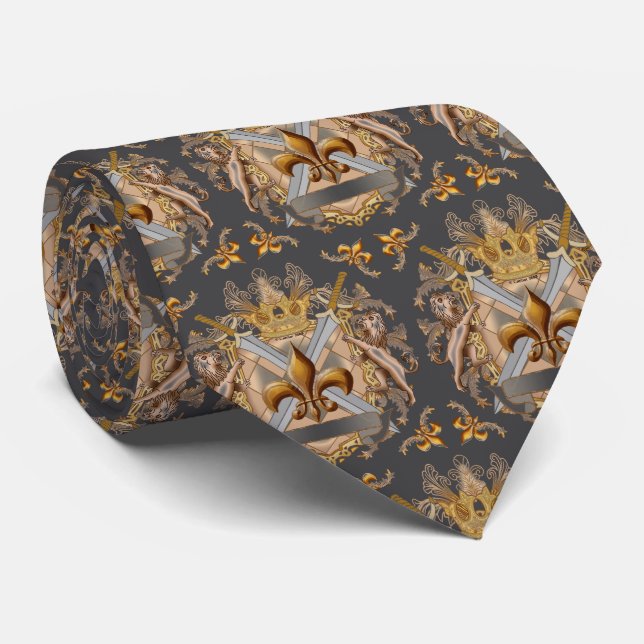 Family Crest Tie (Rolled)