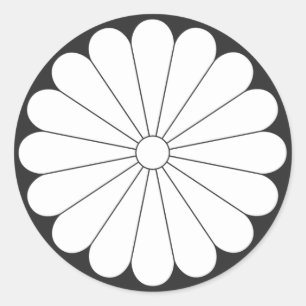 [Family Crests] Flowers Classic Round Sticker