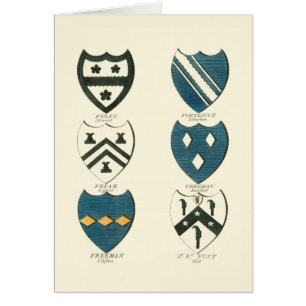 Family Crests of Various English Houses