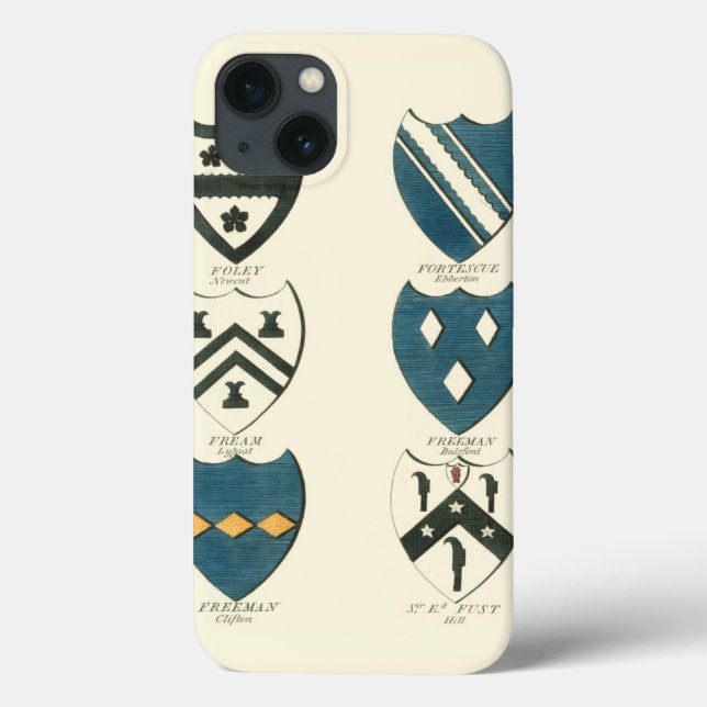 Family Crests of Various English Houses Case-Mate iPhone Case (Back)