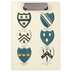 Family Crests of Various English Houses Clipboard