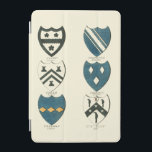 Family Crests of Various English Houses iPad Mini Cover<br><div class="desc">A great print of various family crests for a couple of English houses. You can see the last names of the family for each crest plus the city in which they lived. If you have an affinity for English history this is the perfect purchase for you!</div>