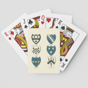 Family Crests of Various English Houses Playing Cards