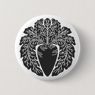 [Family Crests] Plants 6 Cm Round Badge