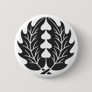 [Family Crests] Plants 6 Cm Round Badge