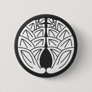 [Family Crests] Plants 6 Cm Round Badge