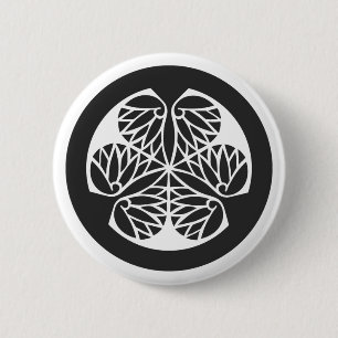 [Family Crests] Plants 6 Cm Round Badge