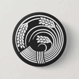 [Family Crests] Plants 6 Cm Round Badge