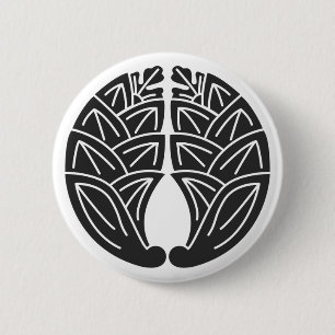 [Family Crests] Plants 6 Cm Round Badge