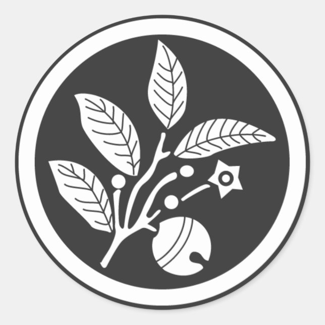 [Family Crests] Plants Classic Round Sticker (Front)